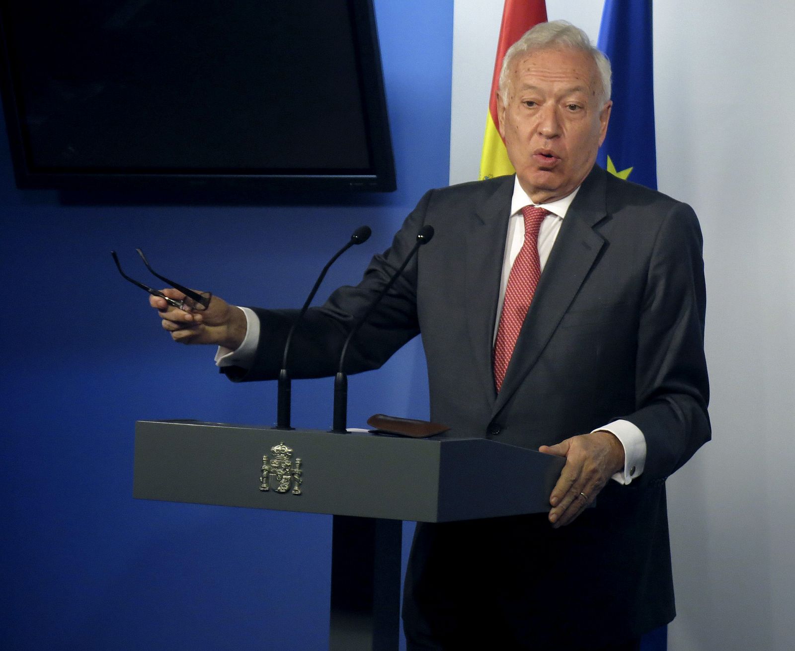 CONFERENCIA DE PRENSA DE MARGALLO EN BRUSELAS