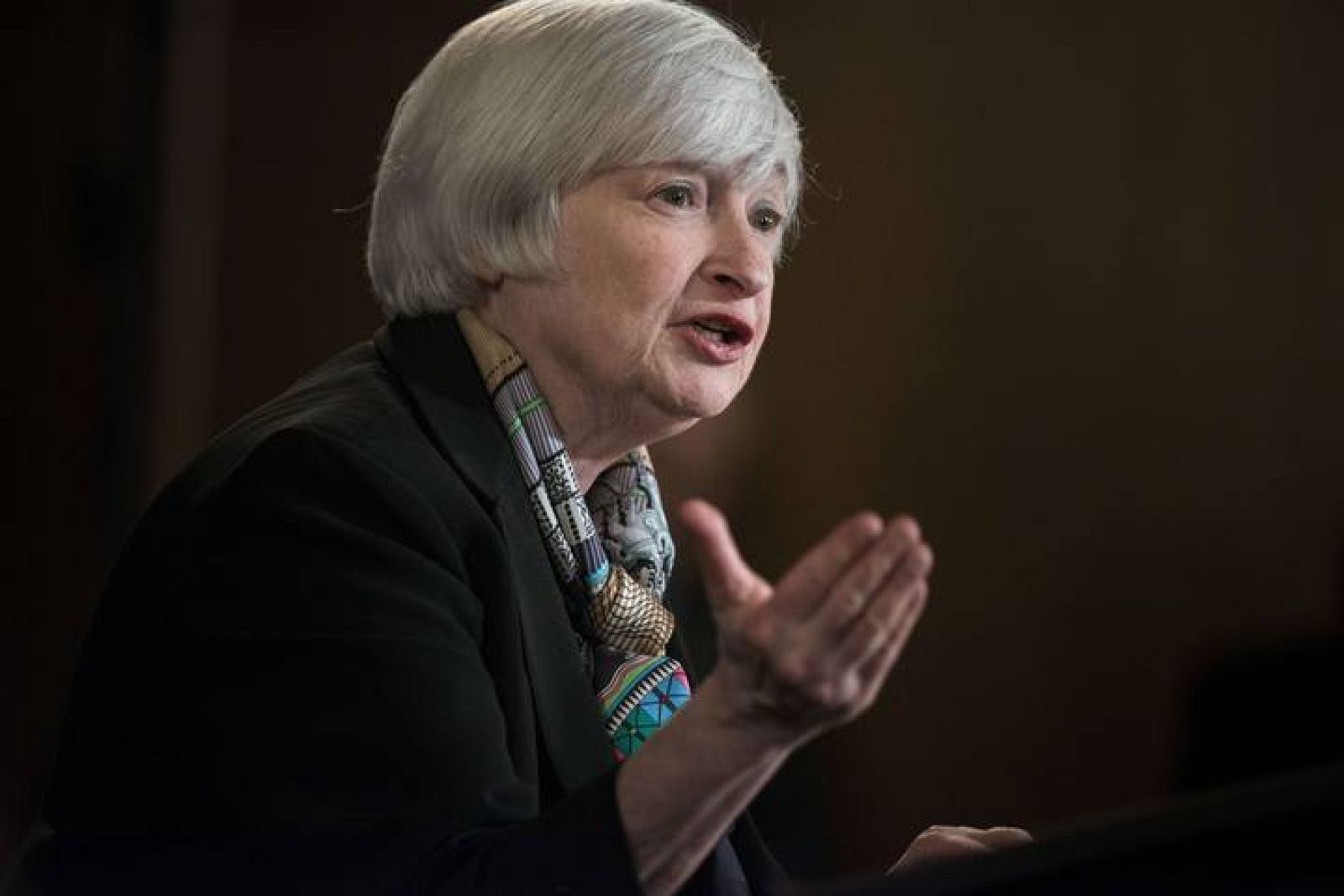 La presidenta de la Reserva Federal, Janet Yellen