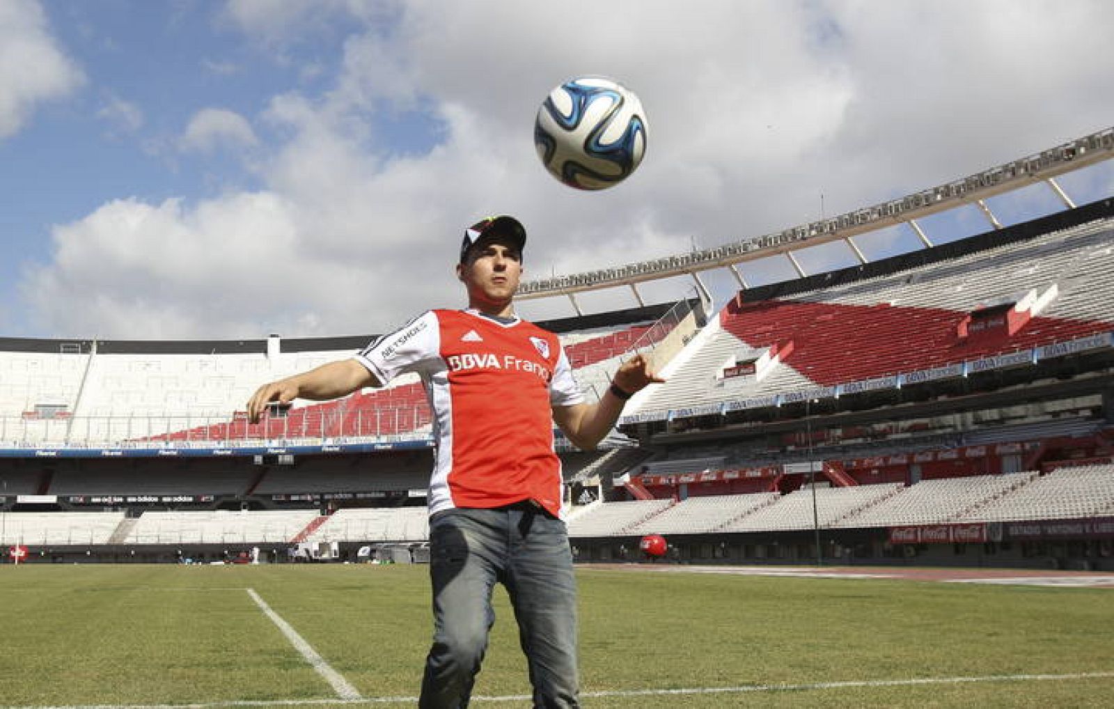 El piloto español Jorge Lorenzo, en la presentación del GP de Argentina