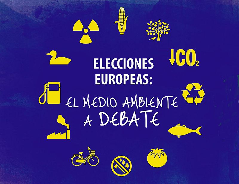 Imagen del debate sobre medio ambiente de cara a las elecciones europeas.