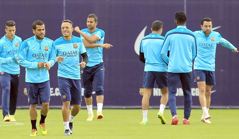 ENTRENAMIENTO DEL FC BARCELONA
