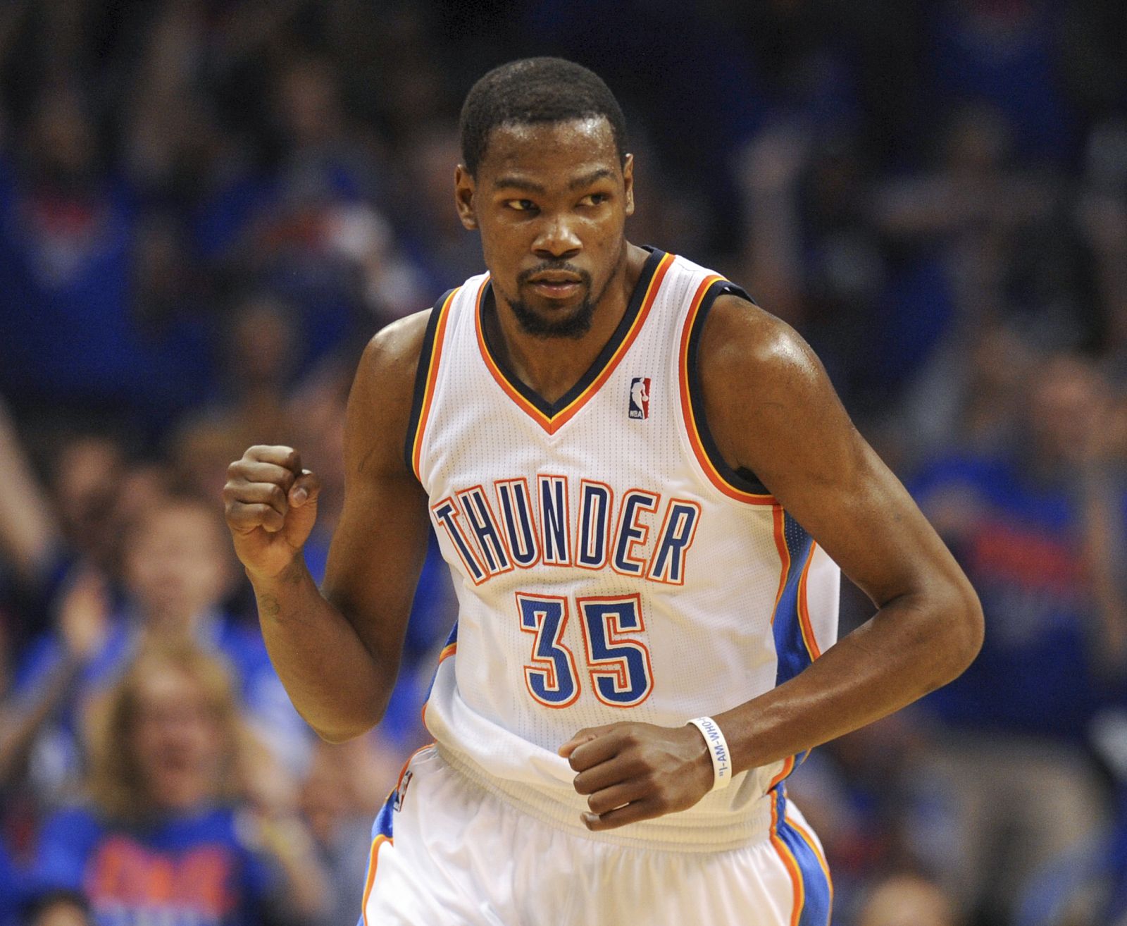 El alero de Oklahoma City Thunder Kevin Durant, en un partido