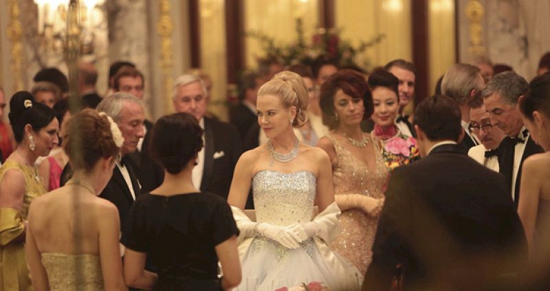 Nicole Kidman vestida por Gigi Lapage para Grace de Mónaco.