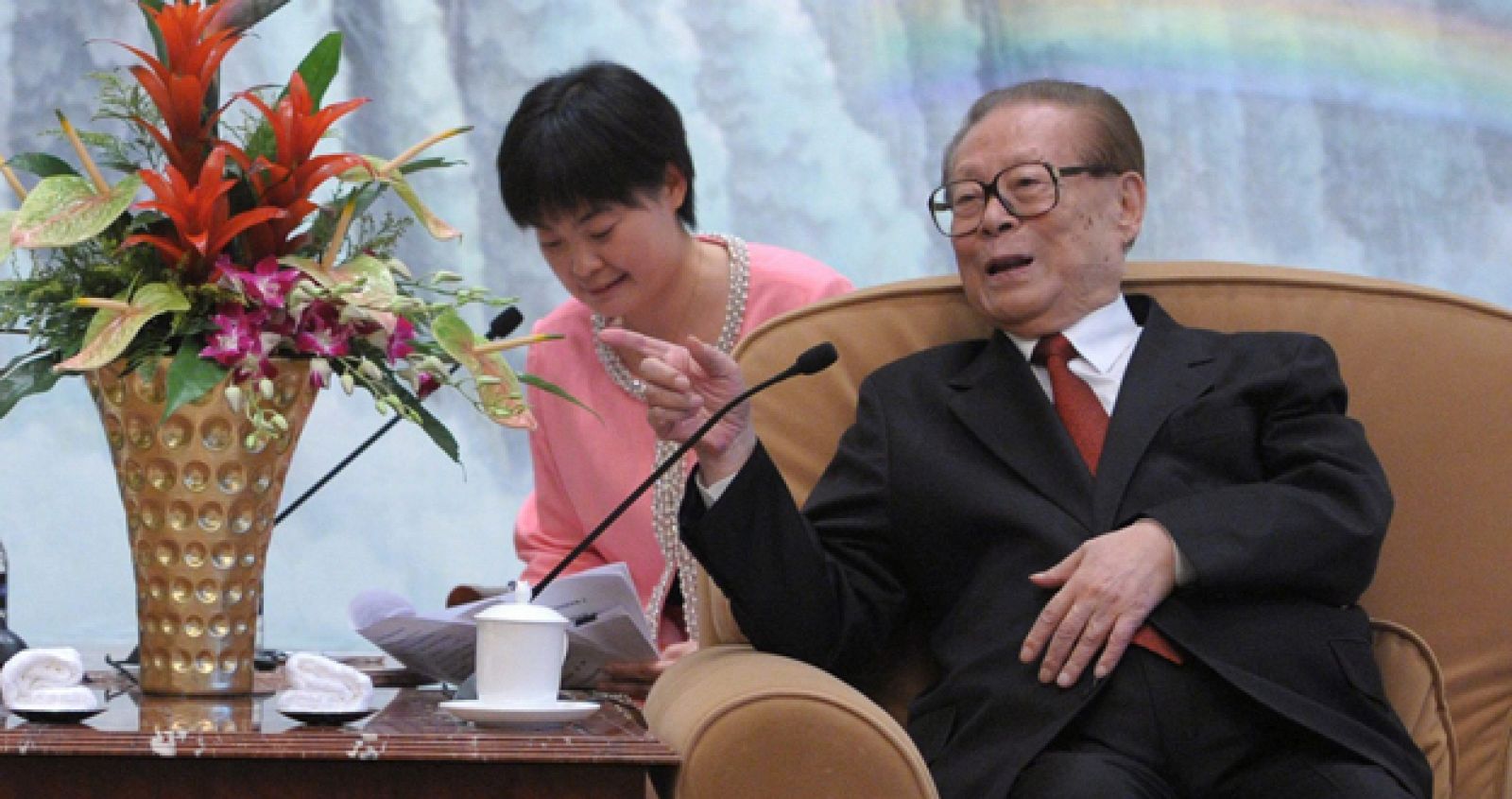 El expresidente chino Jiang Zemin fotografiado el 20 de mayo de 2014