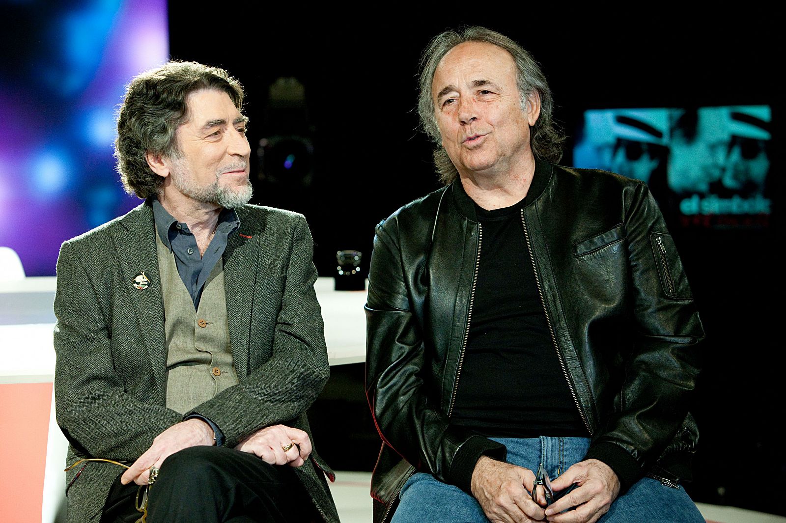 Joaquín Sabina y Joan Manuel Serrat.