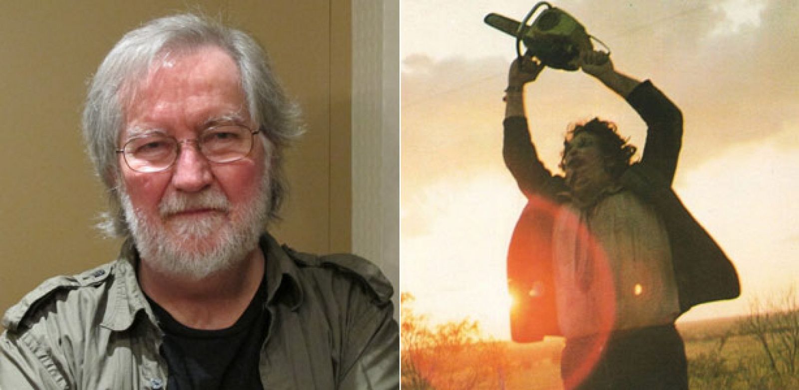 Tobe Hooper en Nocturna y el personaje más popular de 'La matanza de Texas': Leatherface (Cara de cuero)