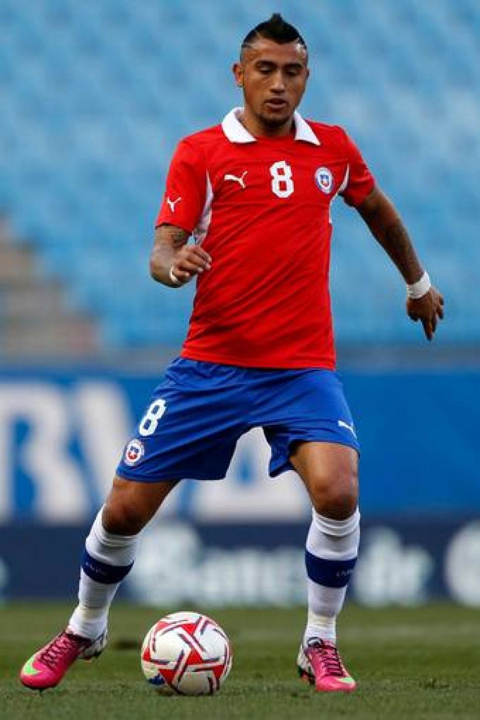 Imagen de archivo del centrocampista chileno Arturo Vidal.