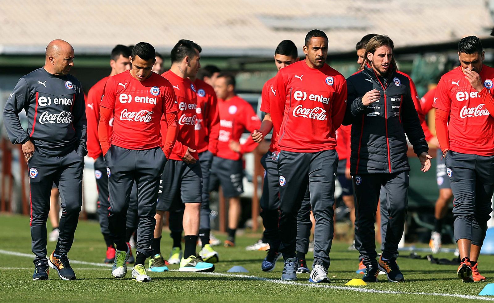 Entrenamiento de la selección de Chile de fútbol