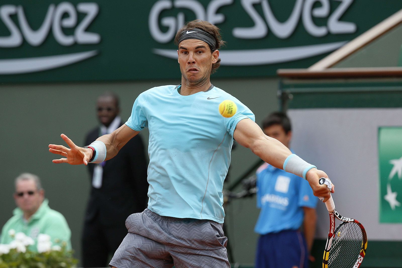 Rafa Nadal, en octavos de final de Roland Garros