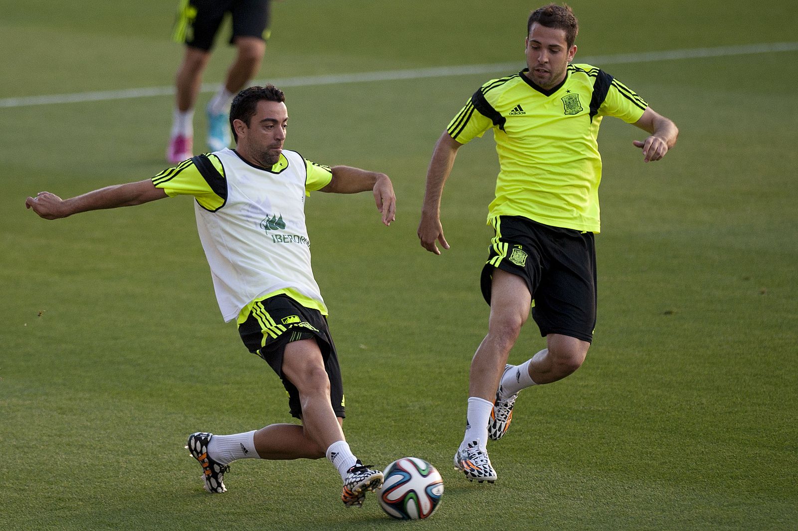 Alba con la selección.