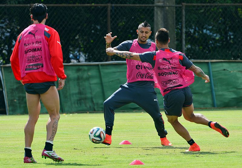 Entrenamiento de la selección de Chile