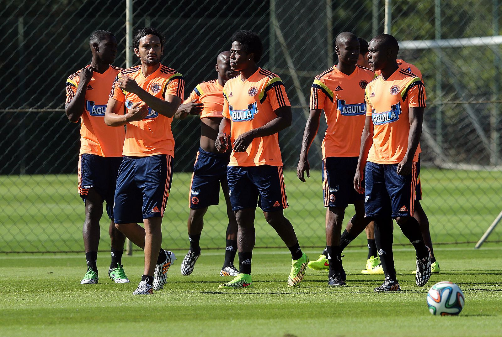 Entrenamiento de la selección colombiana