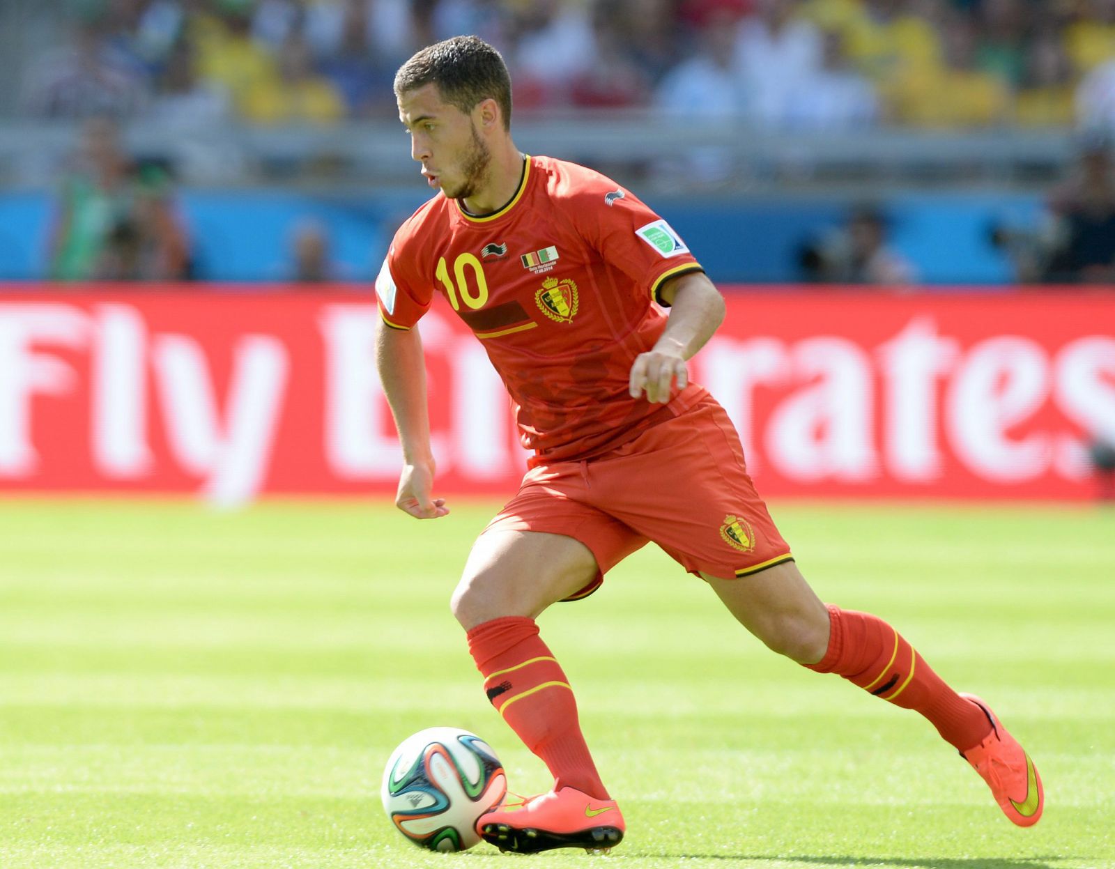 Eden Hazard, en el partido de Bélgica contra Argelia.