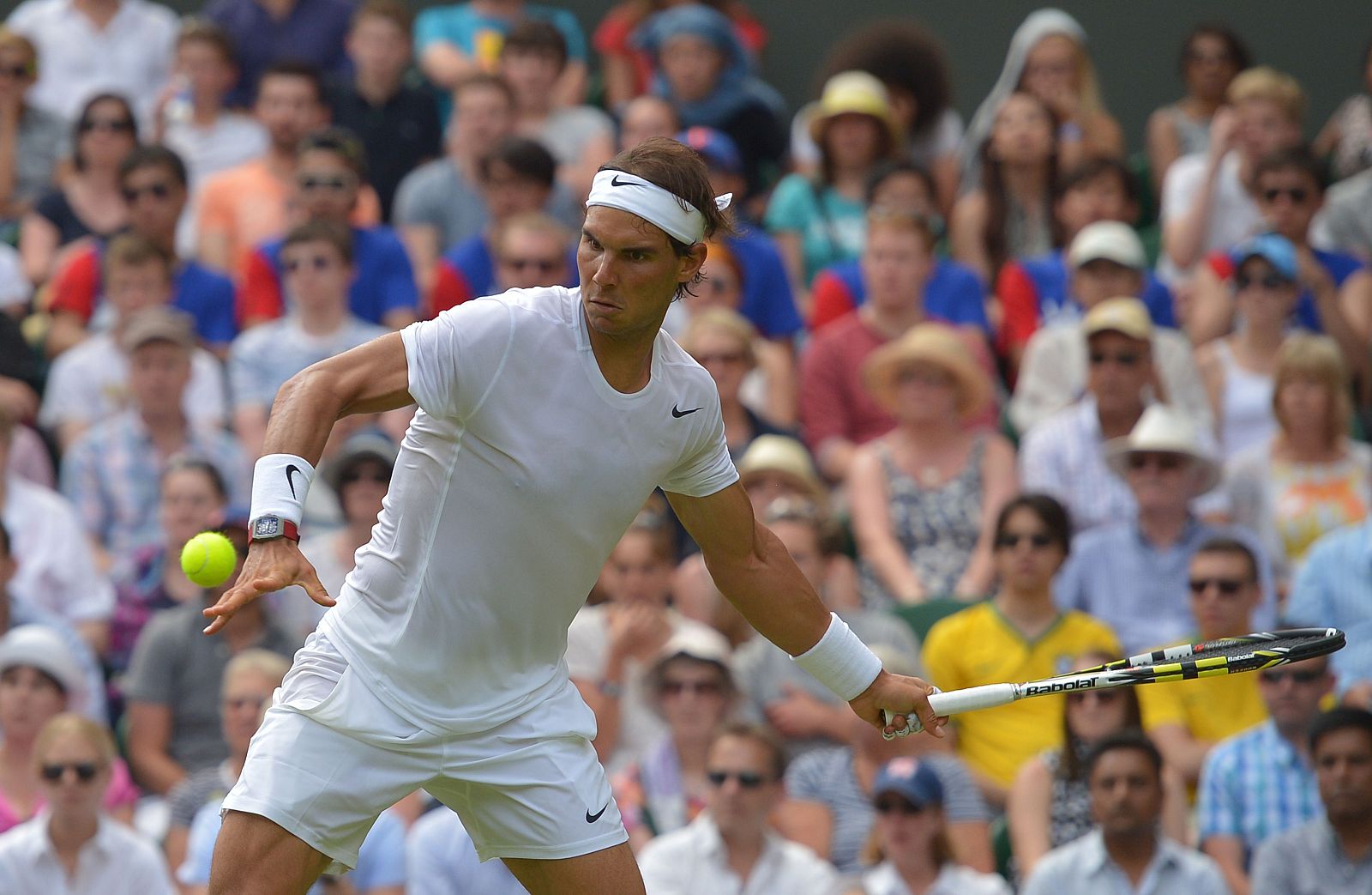 Rafa Nadal, en Wimbledon