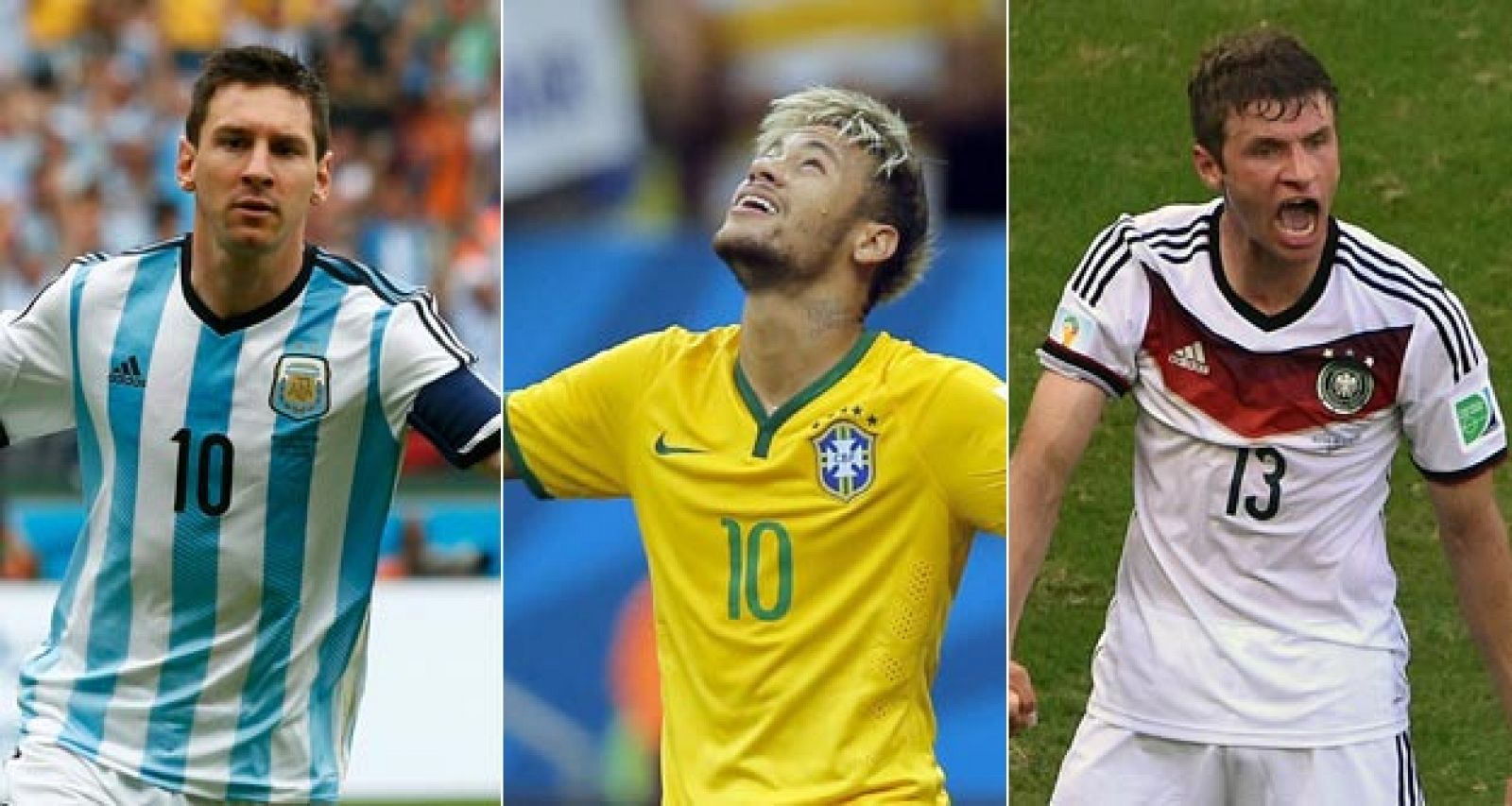 Messi, Neymar y Müller están en disposición de hacer historia en Brasil.
