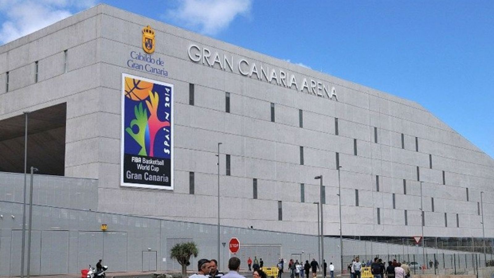 Exteriores del pabellón Gran Canaria Arena.