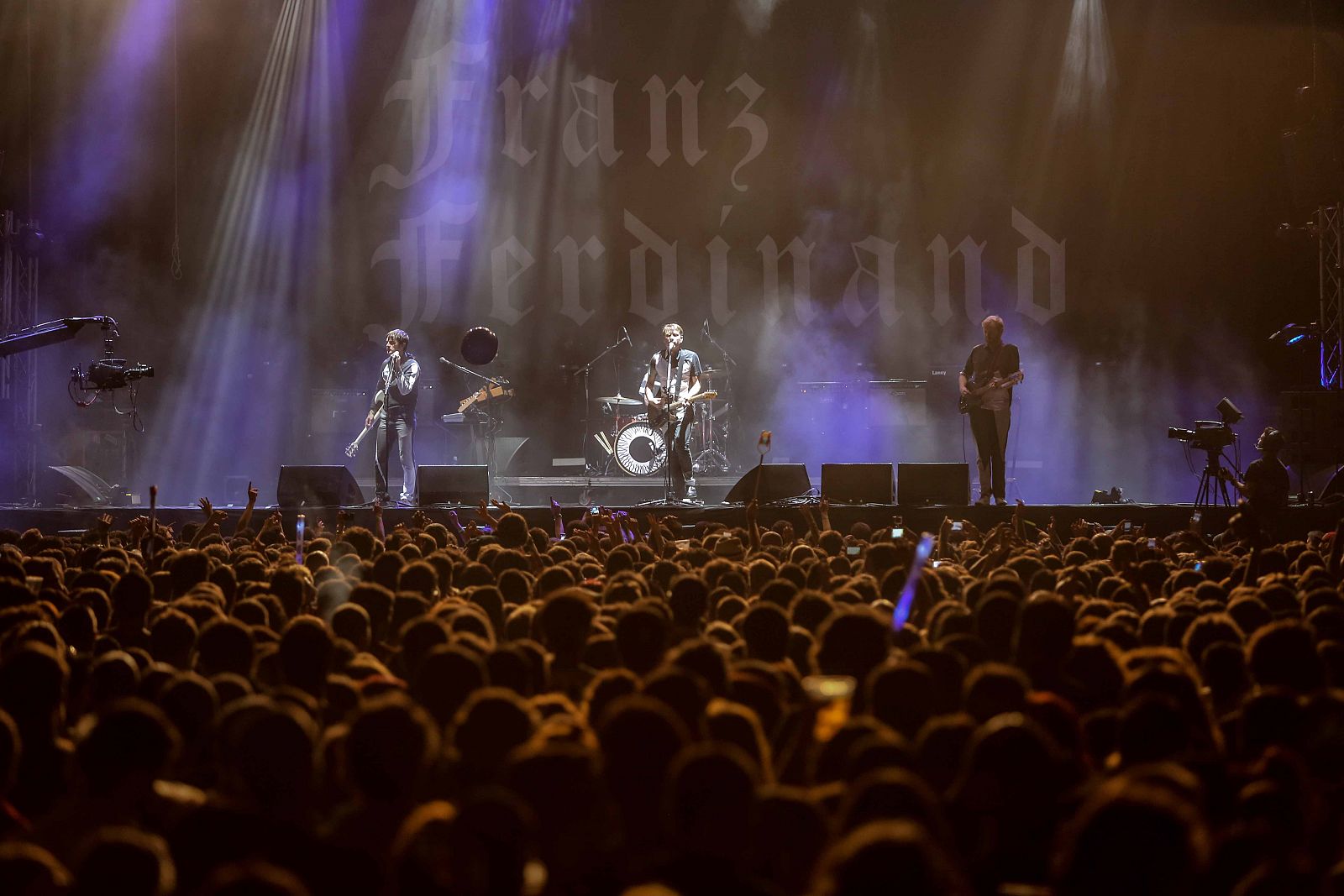 Un momento de la actuación de Franz Ferdinand en el 101 Sun Festival de Málaga.