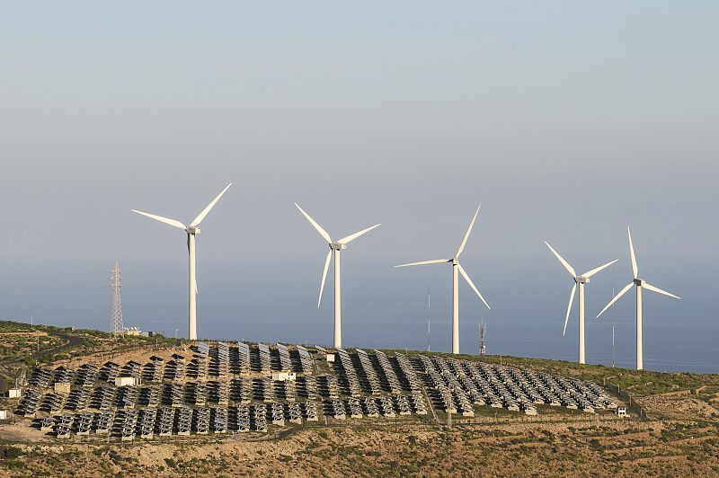 Planta de energías renovables.