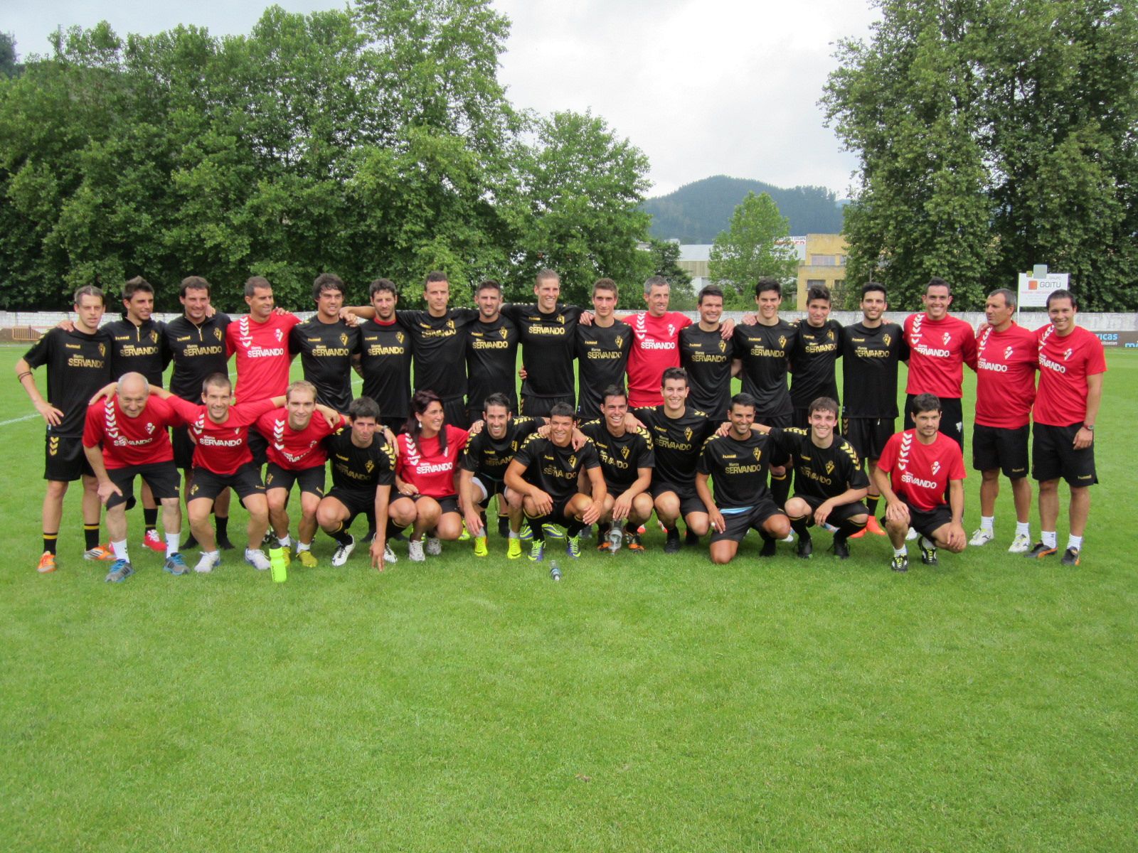 Foto del equipo en la pretemporada.