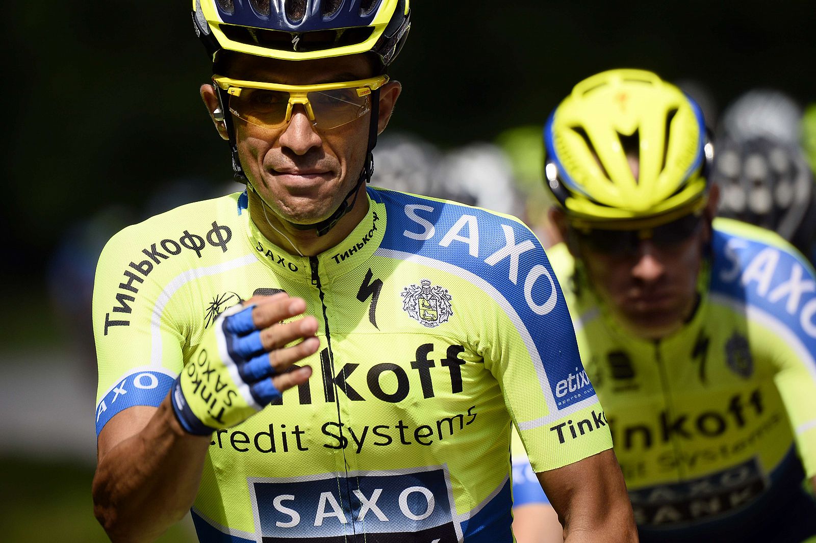Imagen de Alberto Contador durante el pasado Tour de Francia 2014.