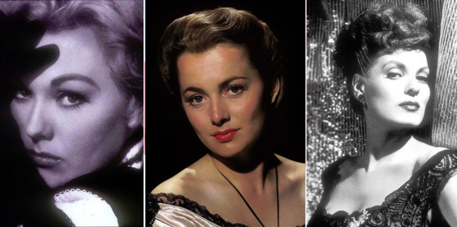 Kim Novak, Olivia de Havilland y Maureen O'Hara, tres de las divas que aún viven.