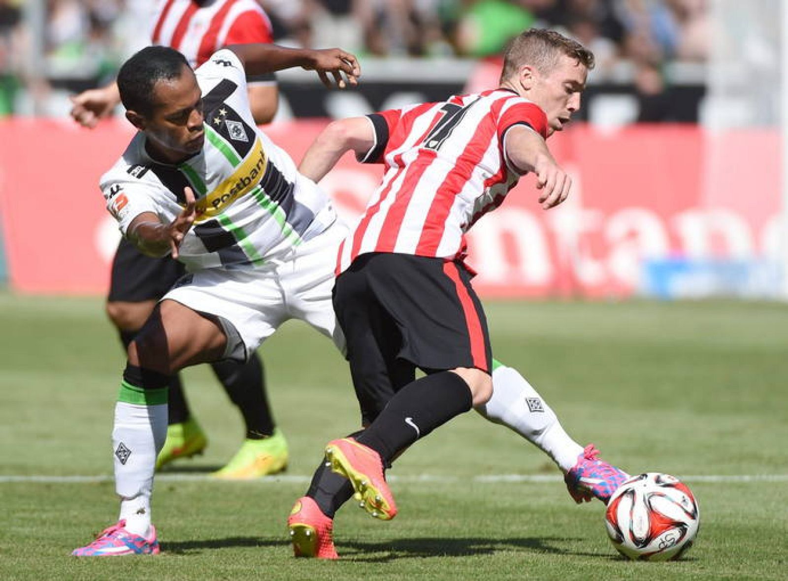 Iker Muniain, del Athletic, en un amistoso contra el Borussia Moenchengladbach