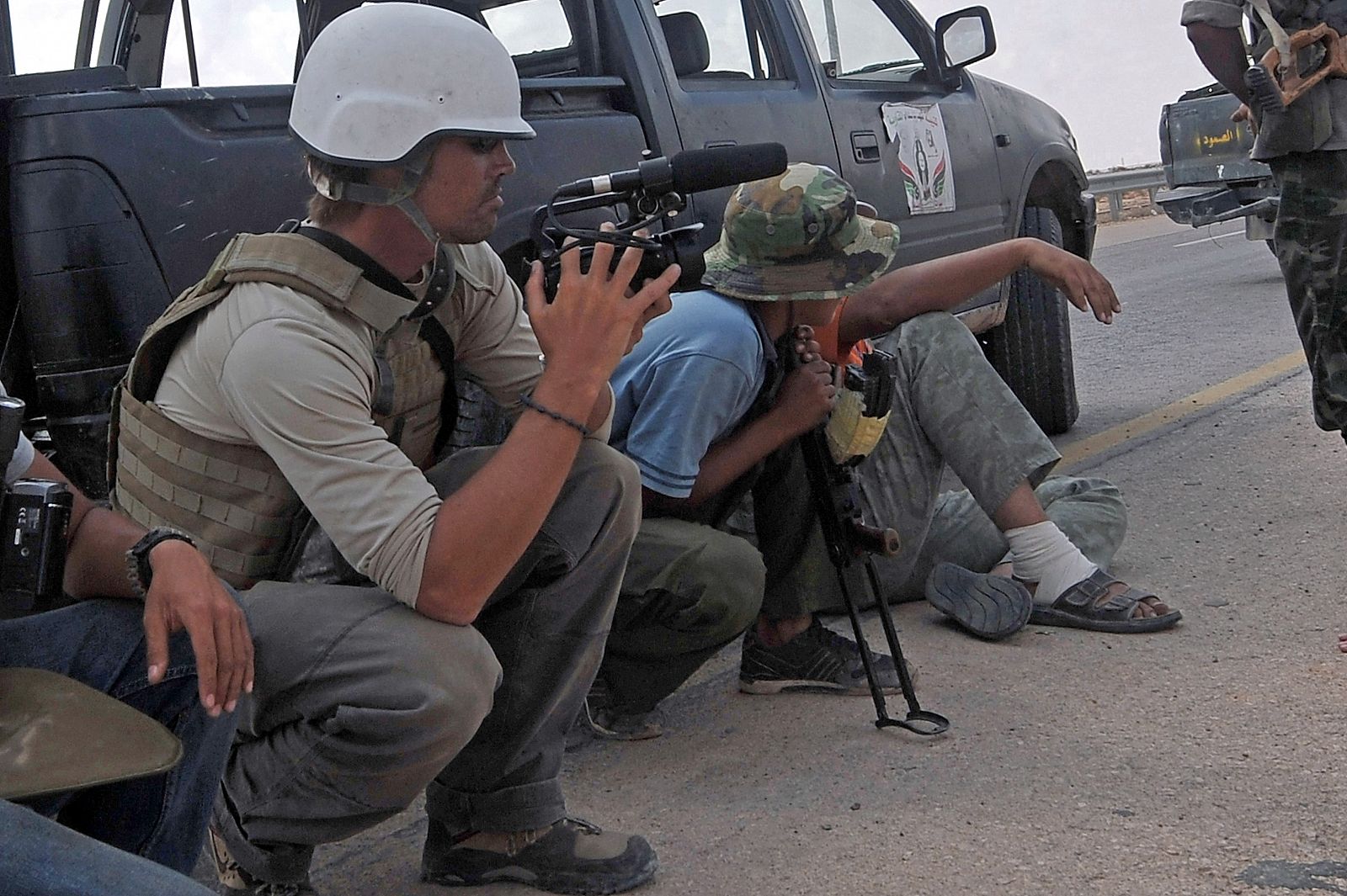James Foley, en una imagen tomada en Libia un año antes de su secuestro en Siria.