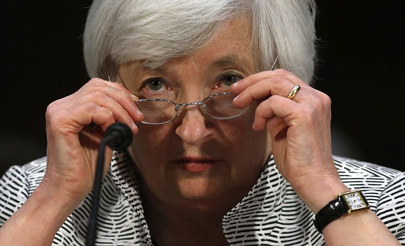 La presidenta de la Fed, Janet Yellen