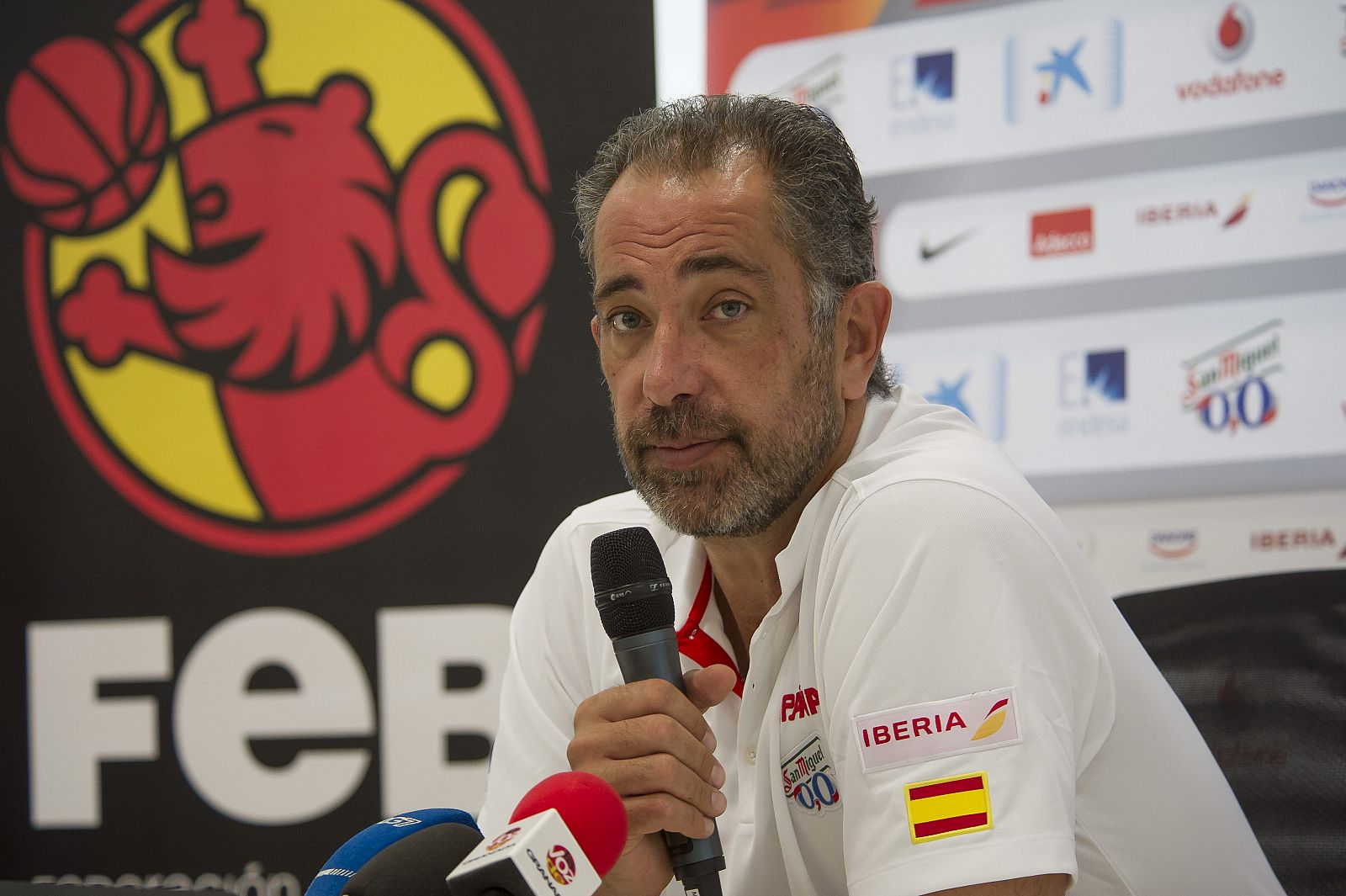 El seleccionador español de baloncesto, Juan Antonio Orenga.