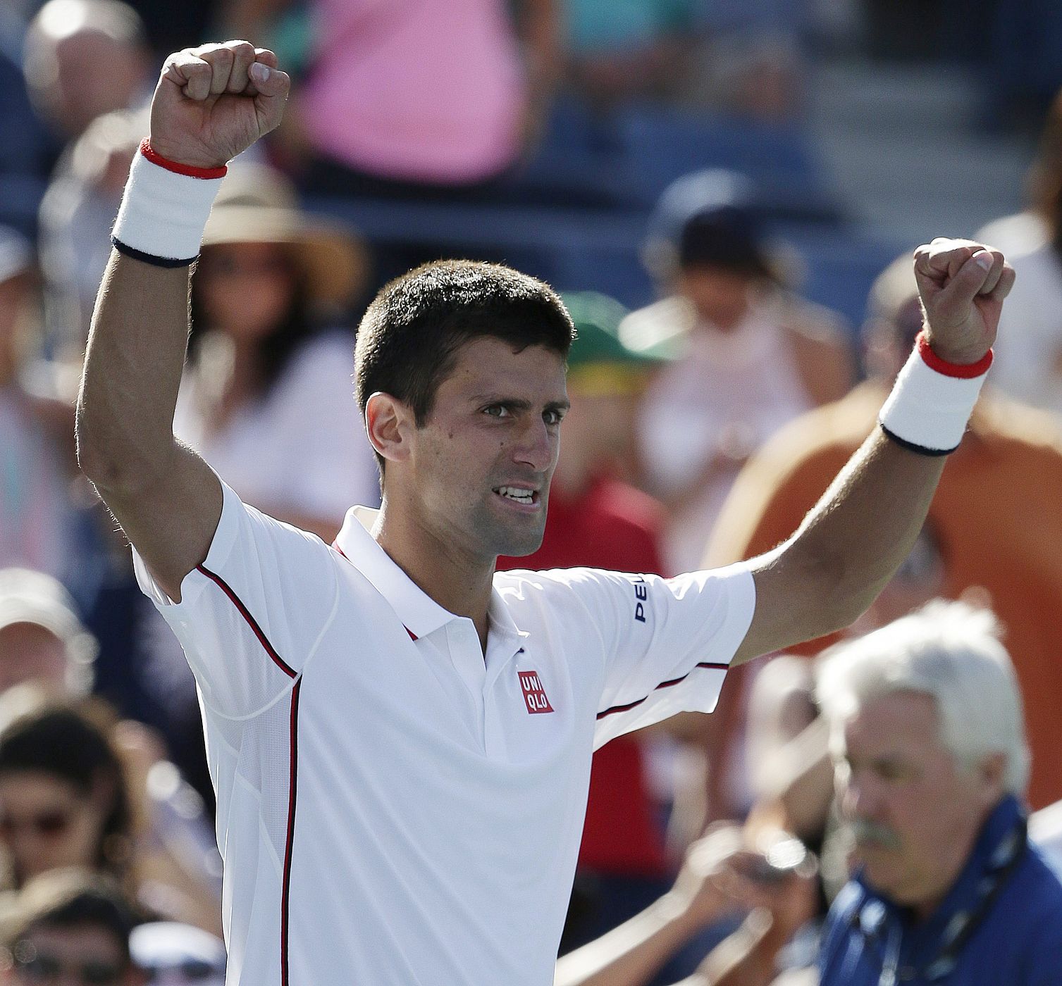 Djokovic celebra su victoria