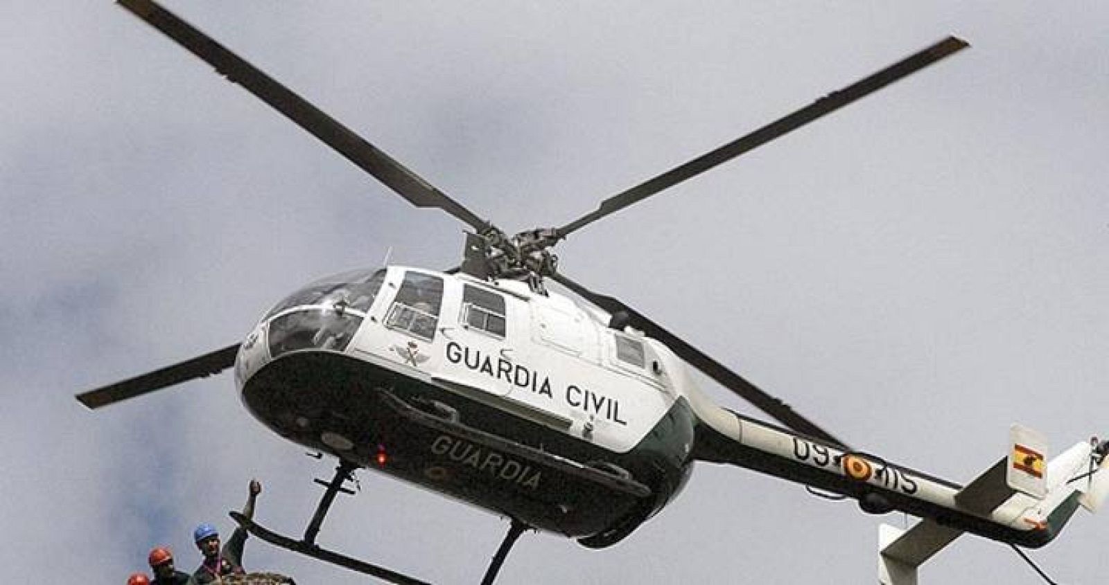 Fotografía de archivo de un helicóptero de rescate de la Guardia Civil. 