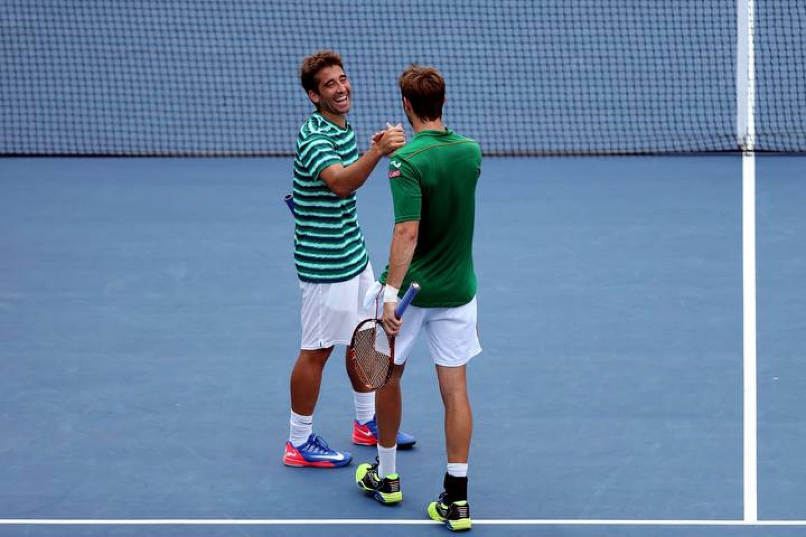 Granoller y López en el US Open de este año.