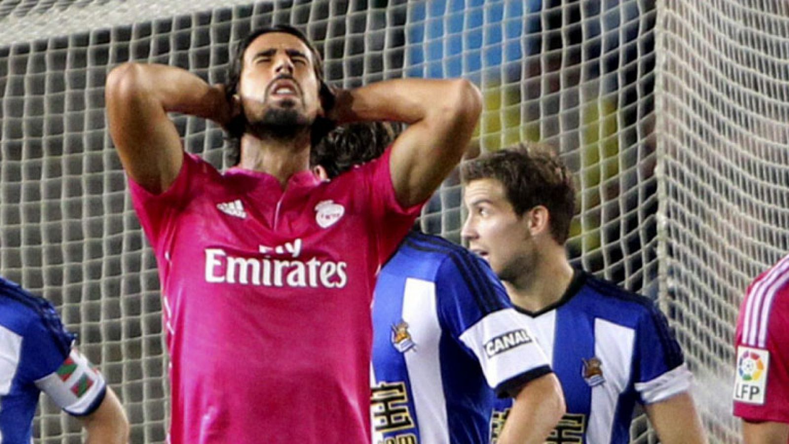 Khedira en el último partido de Liga del Real Madrid ante la Real.