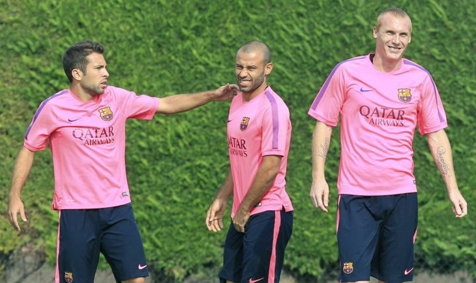 EL FC BARCELONA SE ENTRENA 