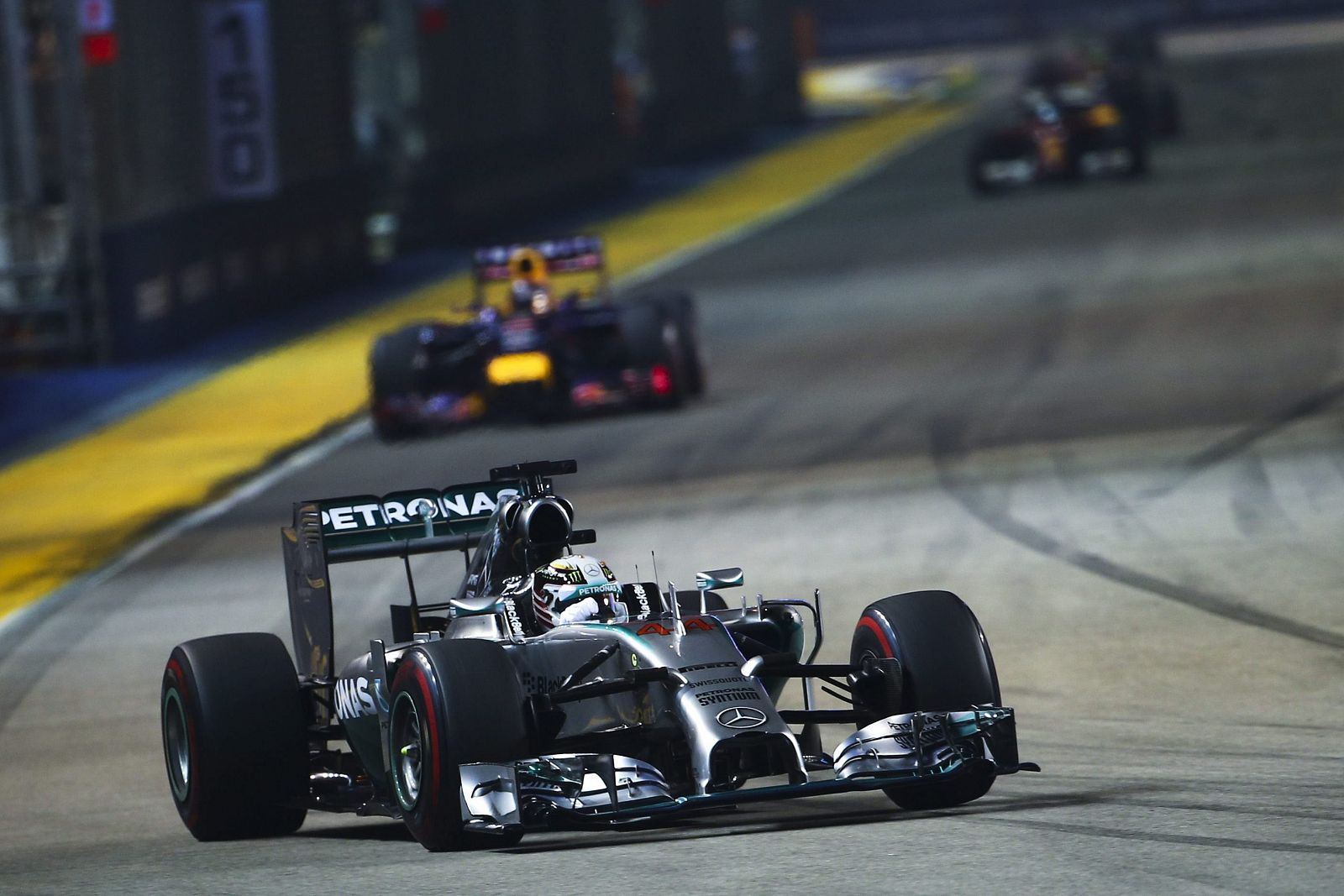 El piloto británico Lewis Hamilton, en Singapur