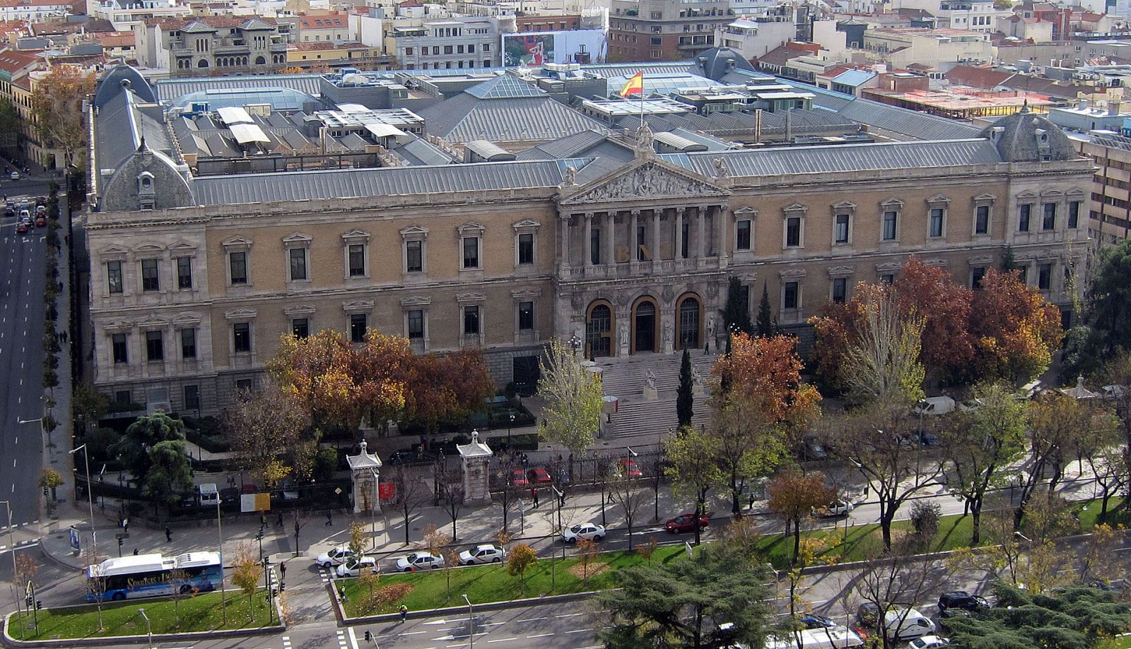 Edificio de la Biblioteca Nacional.