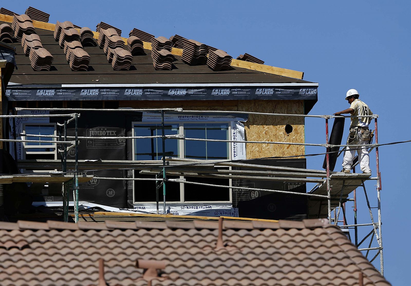 Trabajos de construcción de viviendas en Carlsbad, California