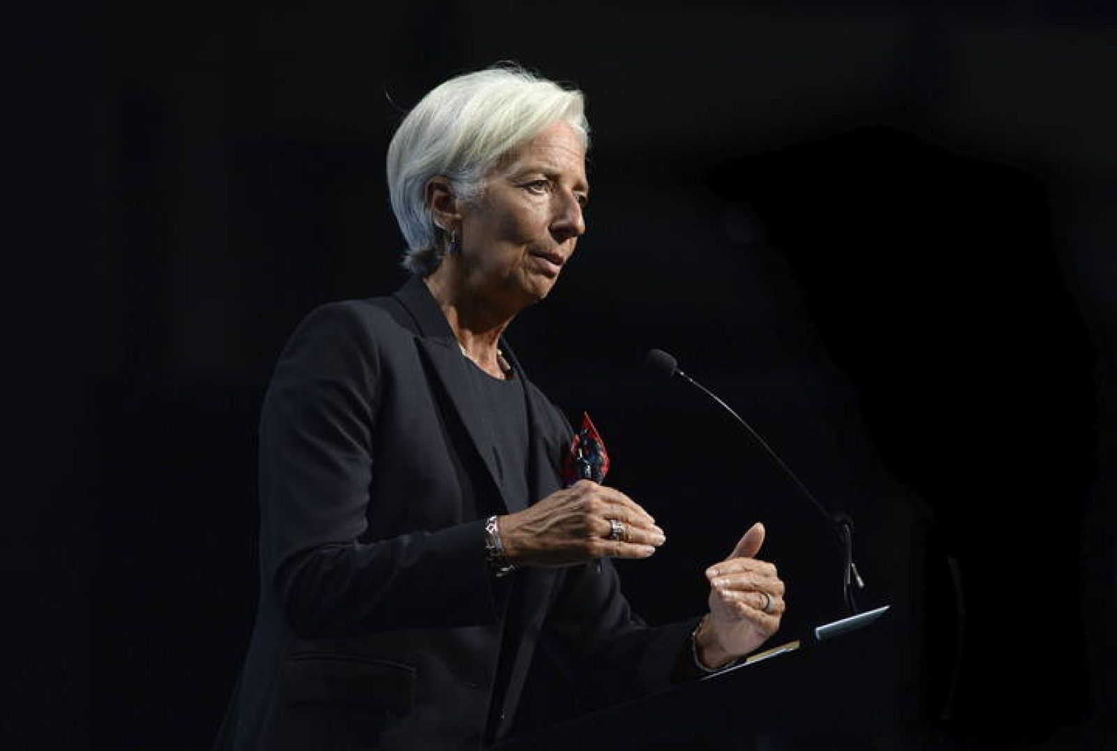 La directora gerente del FMI, Christine Lagarde