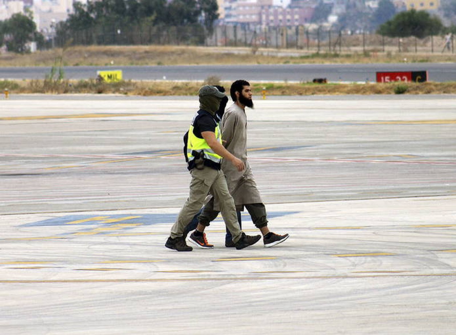 El presunto líder de la célula terrorista vinculada al Estado Islámico (EI), detenido en Melilla.