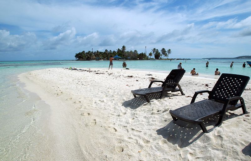 El Acuario, un islote ubicado en el archipiélago colombiano de San Andrés