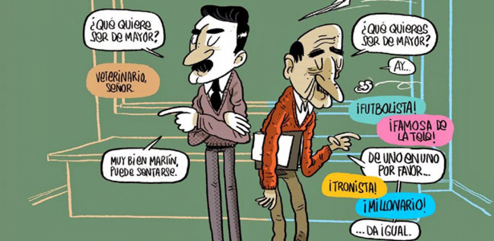 Viñeta de 'EGB vs. ESO', de Bea Tormo