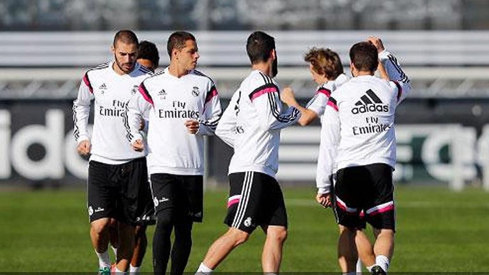 Real Madrid en el entrenamiento