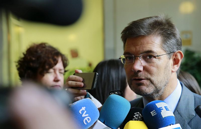 El ministro de Justicia Rafael Catalá en una entrega de premios