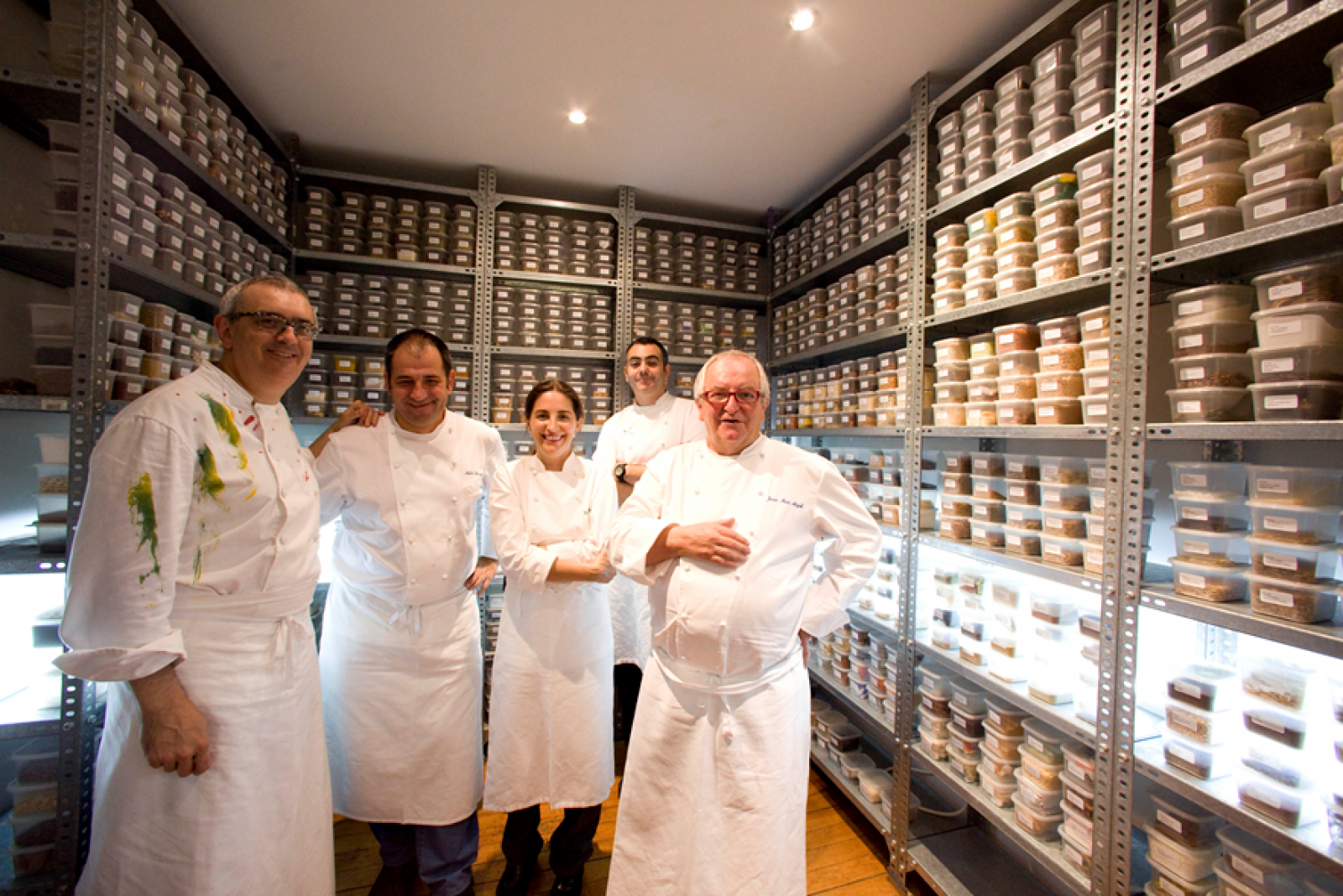 Elena Arzak, Juan Mari Arzak y su equipo