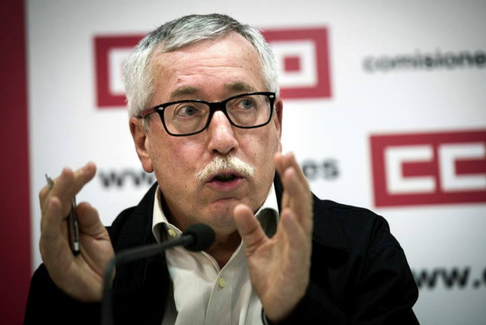 El secretario general de CC.OO., Ignacio Fernández Toxo