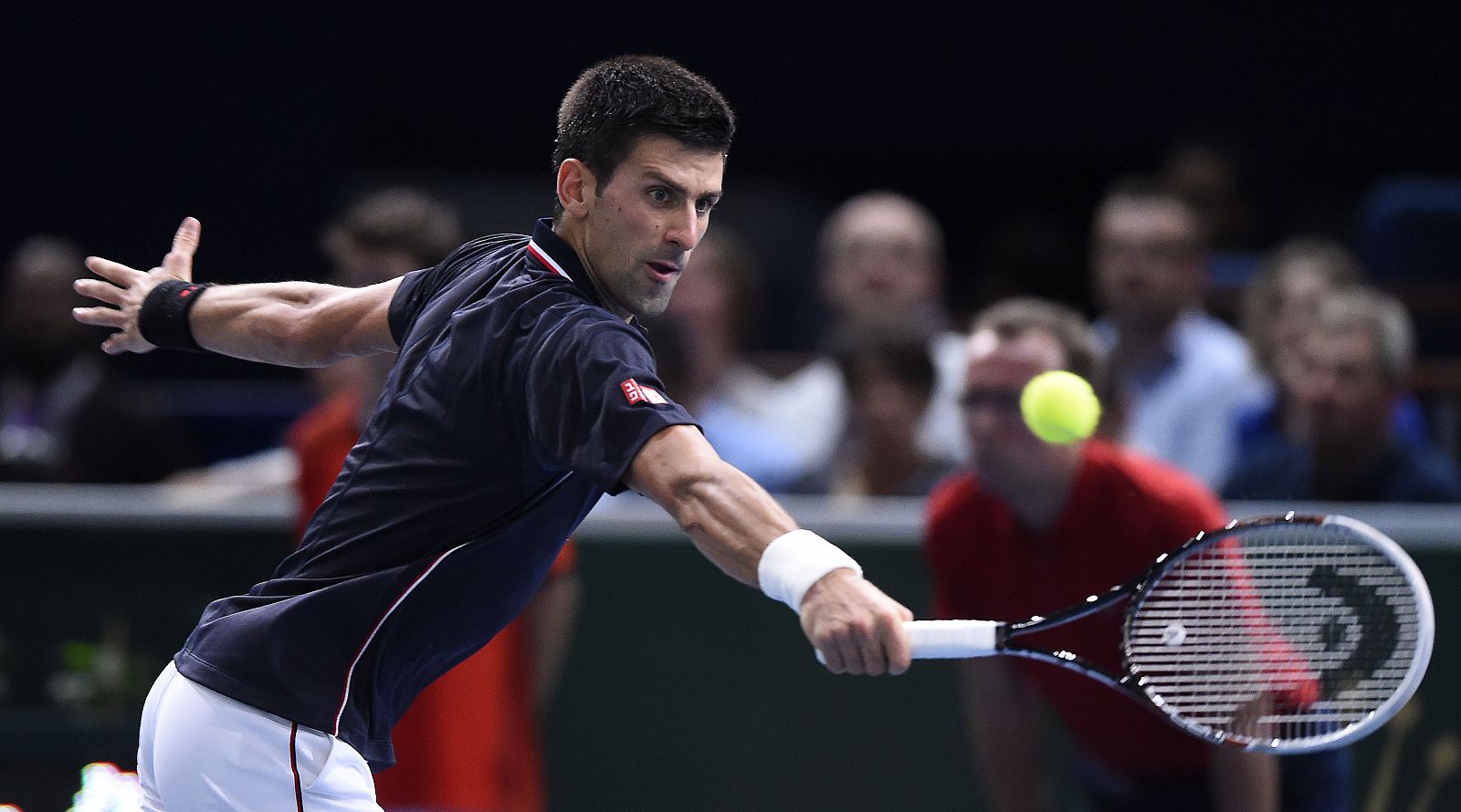 Novak Djokovic, en la final del Masters de París-Bercy.