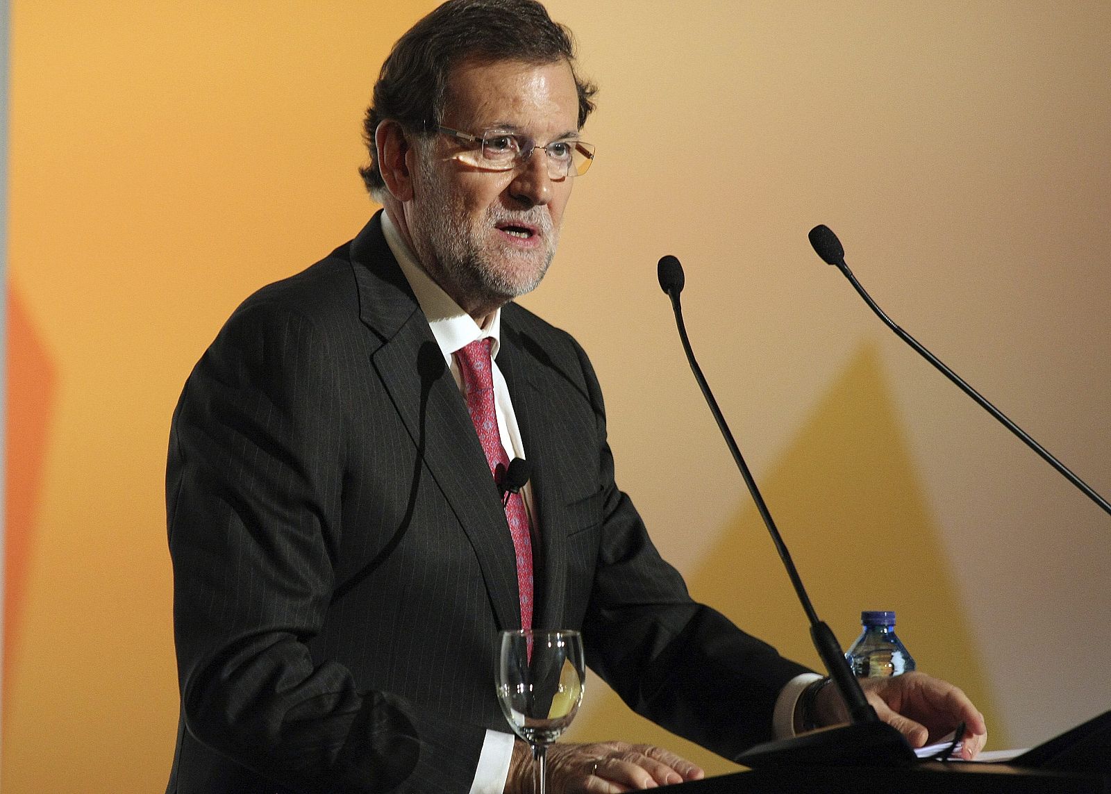 El presidente del Gobierno, Mariano Rajoy, en la clausura del XVII Congreso de la Empresa Familiar.