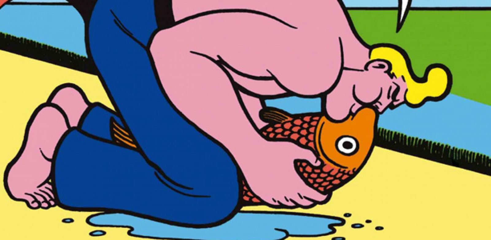 Fragmento de la portada de 'Cowboy Henk'