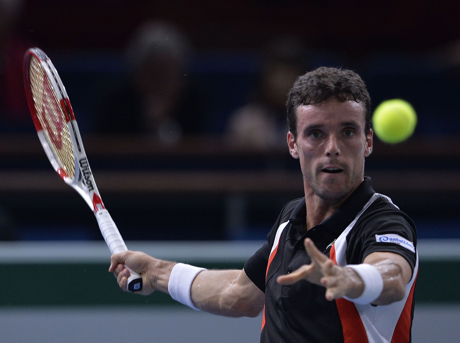 Roberto Bautista, en el pasado Masters 1000 de París-Bercy.