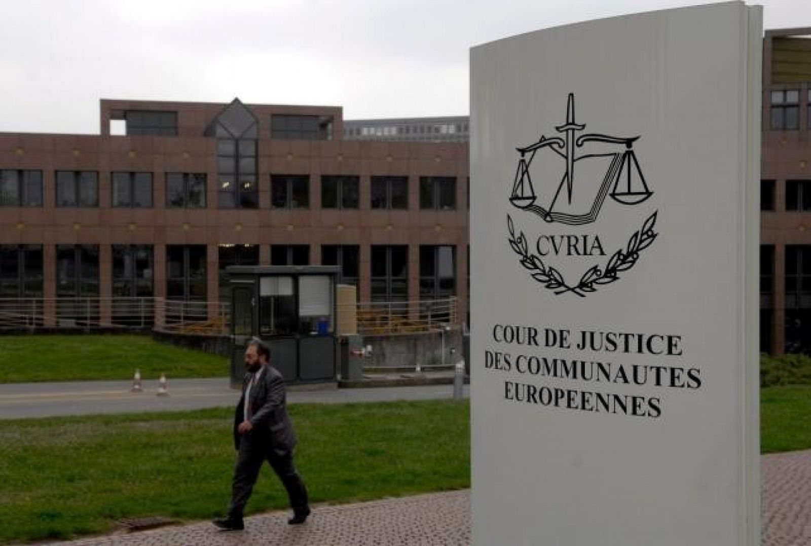 Exterior del Tribunal de Justicia de la UE en Luxemburgo
